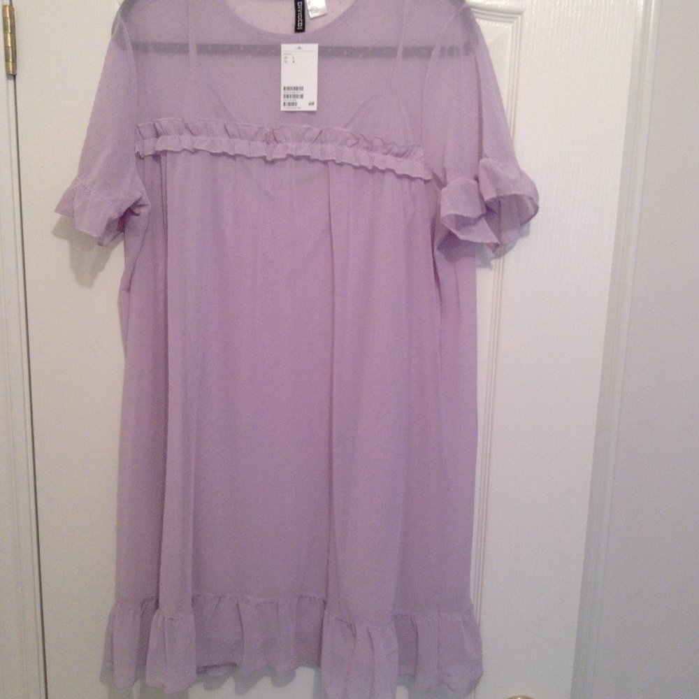 NWT Sheer Lavender Dress